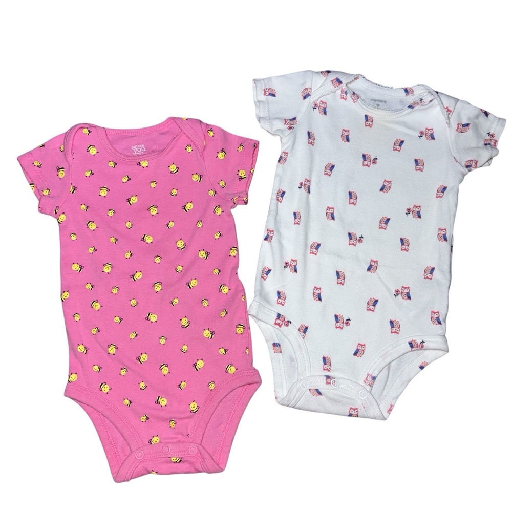 Carters Baby Set Of 2 One Piece Size 9 Months